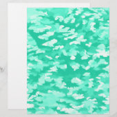 Aqua Camouflage Pattern (Front/Back)