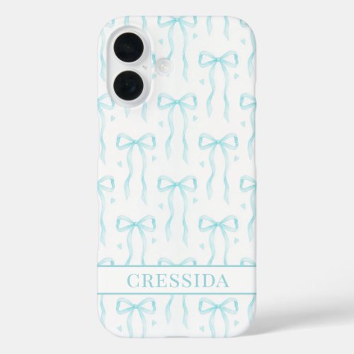 Aqua iPhone 16 Case