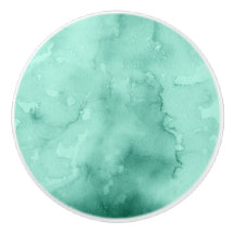 Aqua Ceramic Door Pulls