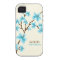 Aqua Cherry Blossoms Tree