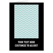 Aqua  chevron pattern (Front)