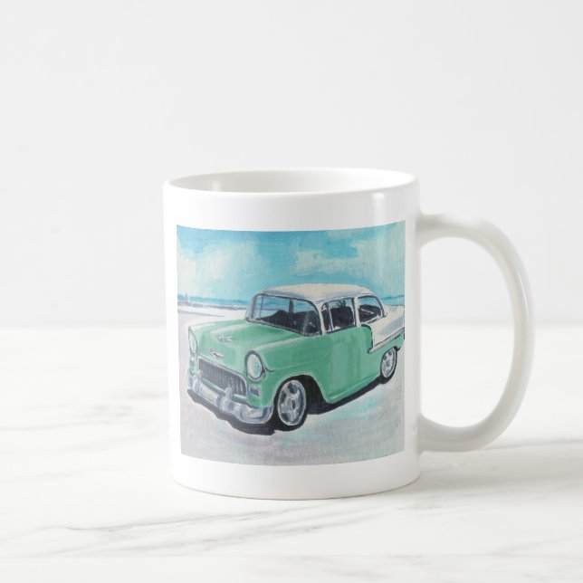 AQUA CHEVY COFFEE MUG (Right)