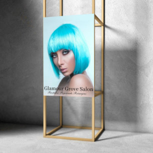 Aqua Chic Salon Poster