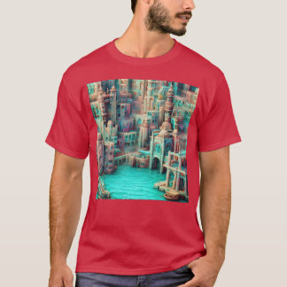 Aqua city friends T-Shirt