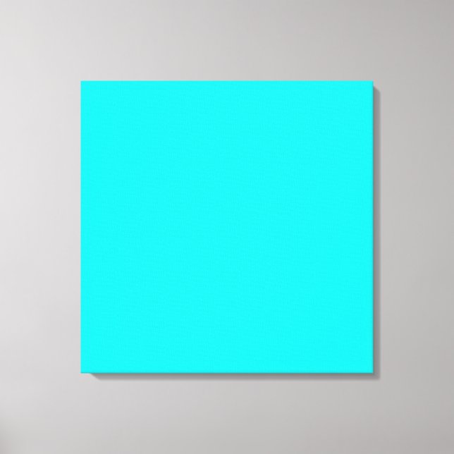 Aqua Color Background Canvas Print (Front)