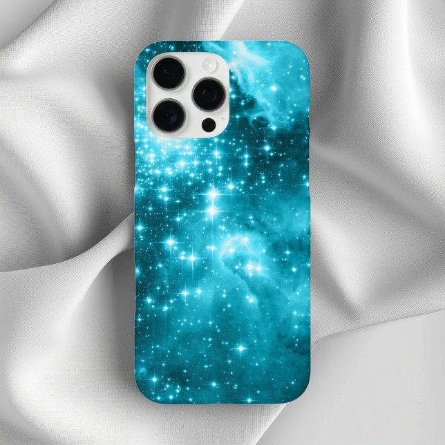 Aqua Colored Stars Case-Mate iPhone Case (Aqua Colored Stars Case-Mate iPhone Case)