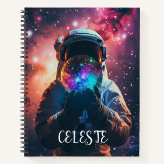 Aqua Cosmic Mystery Notebook
