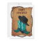 aqua cowboy boots western mommy baby shower