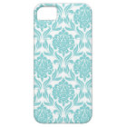 Aqua Damask Pattern