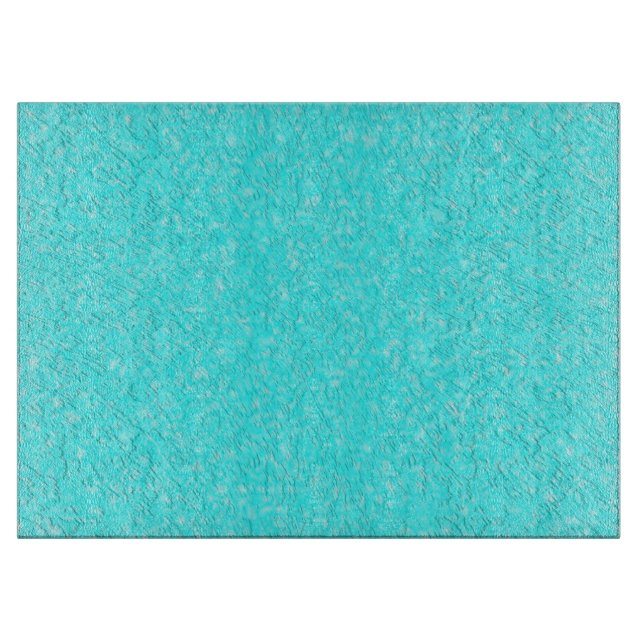 Aqua Design Glass Cutting Board (Front)