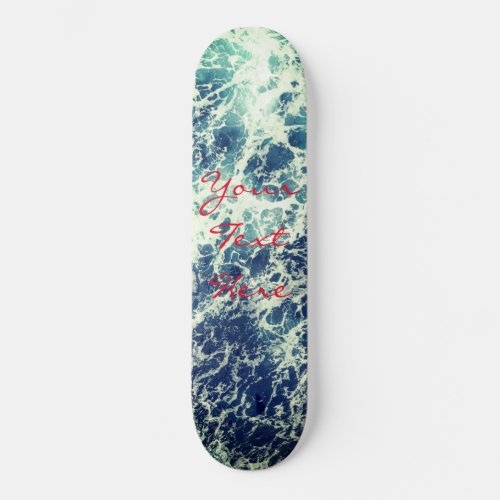 Aqua Design Personalized Custom Skateboard Deck