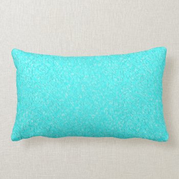 Aqua Design Throw Pillow