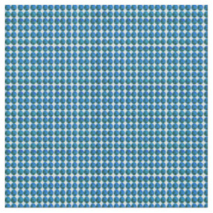 Aqua Dot Combed Cotton Fabric