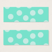 Aqua Dotty Pattern. (Front & Back)