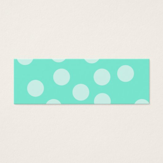 Aqua Dotty Pattern. (Front)