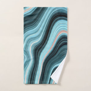 Aqua Drift Bath Towel Set