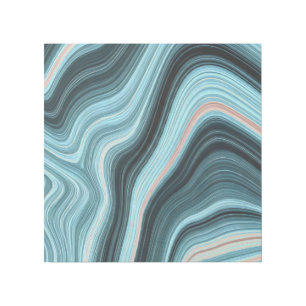 Aqua Drift Gallery Wrap