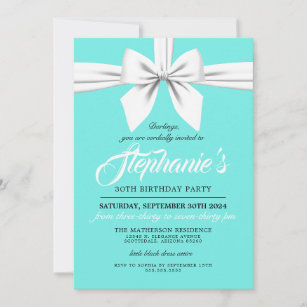 Tiffany & co discount 15 birthday invitation