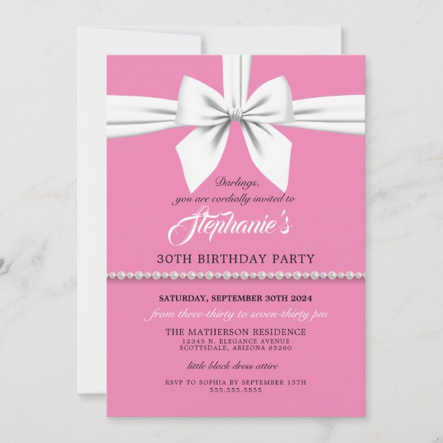 Aqua Elegant Fancy Tiffany Birthday Invitation (Front)