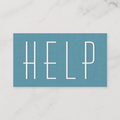 Aqua ERRAND RUNNING Simple Style V63G Business Card