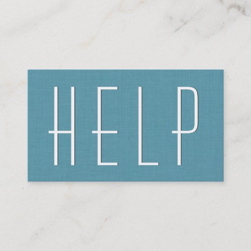 Customizable Aqua ERRAND RUNNING Simple Style V63G Business Card