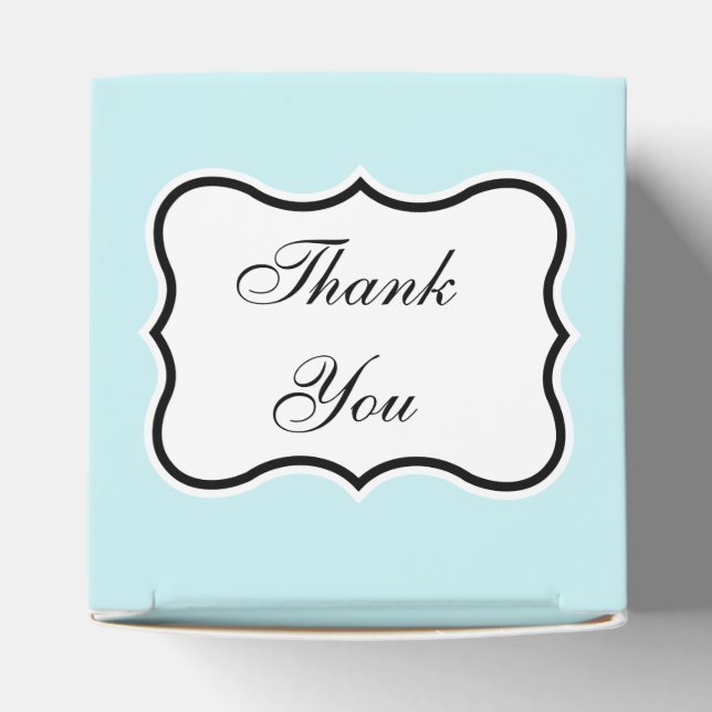 Aqua Favor Box (Top)