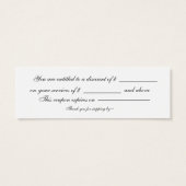 Aqua Flourish Personalized Business Stationery (Back)