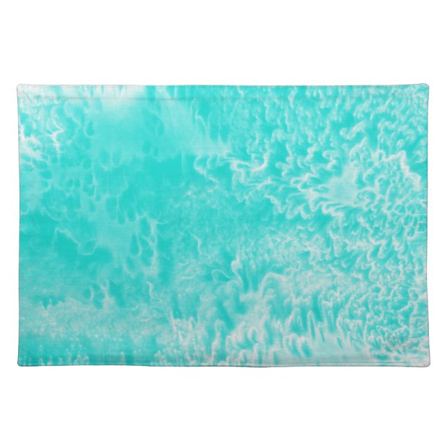 'Aqua Foam' Abstract Placemat (Front)