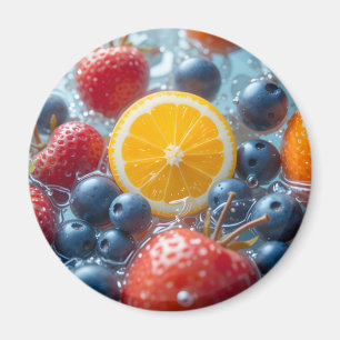 Aqua Fruit Medley Magnet