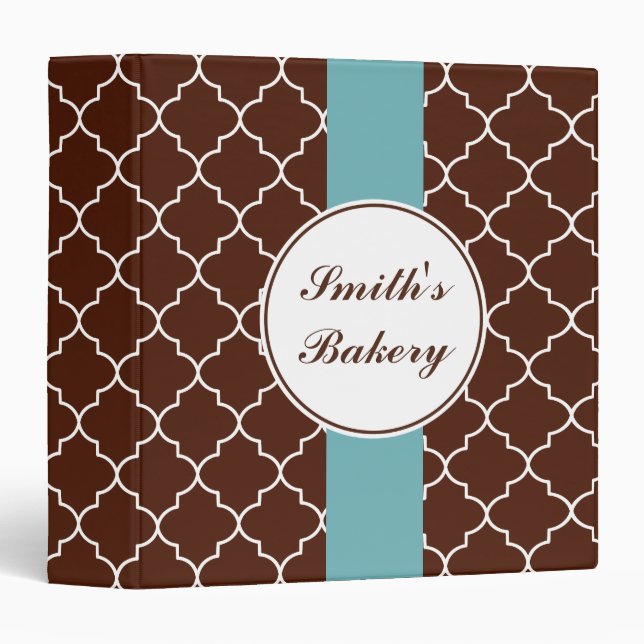 Aqua Fudge Recipe Binder (Front/Spine)