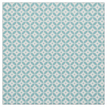 Aqua Geometric Circles Pattern Shippo