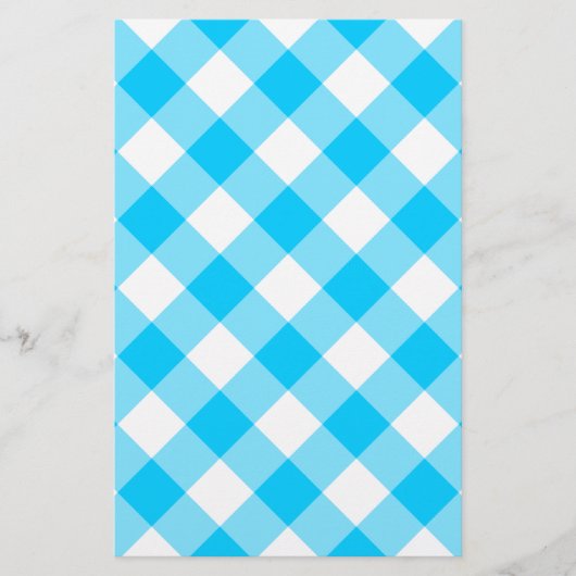 Aqua Gingham Pattern (Front)