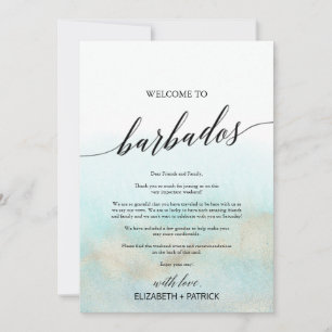 Aqua Gold Beach Barbados Welcome & Itinerary