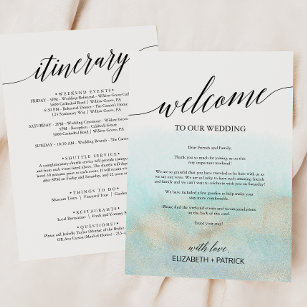 Welcome Bag Letter, Wedding Itinerary, Agenda, Welcome Bag Note, Wedding  Thank You, Instant Download, Editable Template, Digital #022-102WB