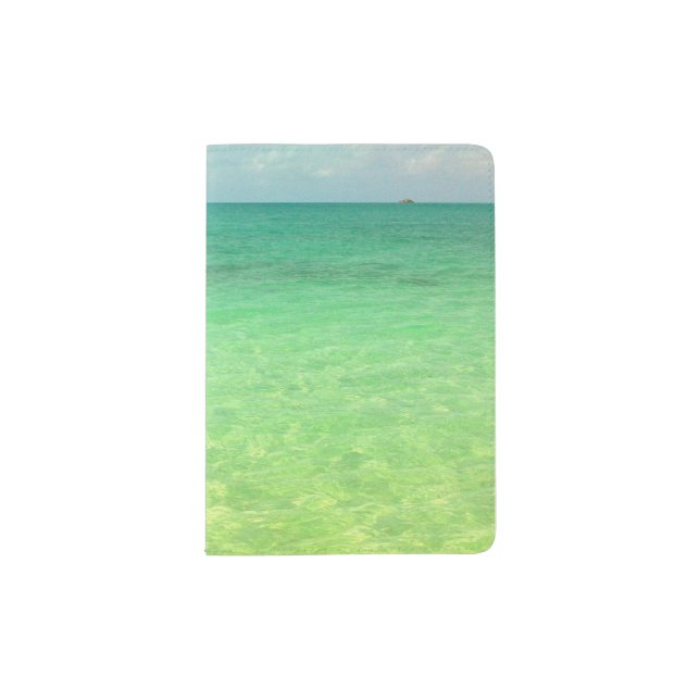 Aqua Green Ocean | Turks and Caicos Photo Passport Holder (Front)
