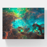 Aqua Green Star Cluster Celestial Paperweight