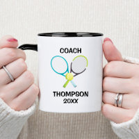 Aqua & Green Tennis Coach