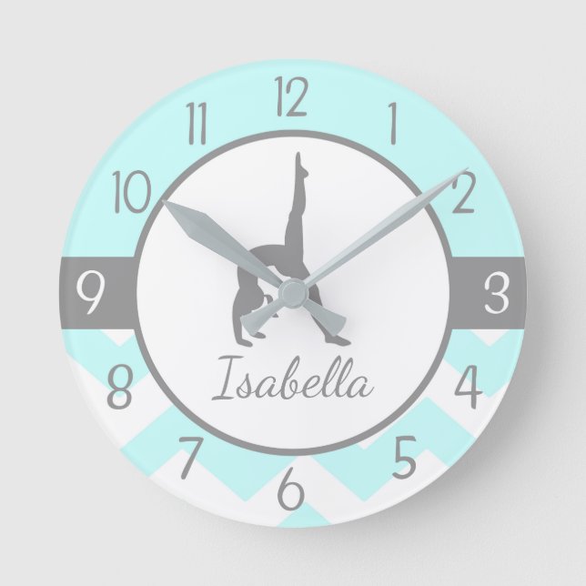 Aqua Gymnastics Wall Clock (Front)