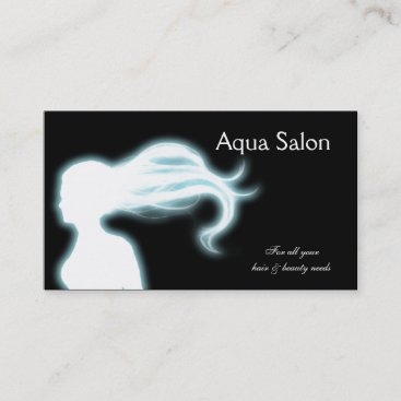 Aqua Hair Salon businesscards Business Card