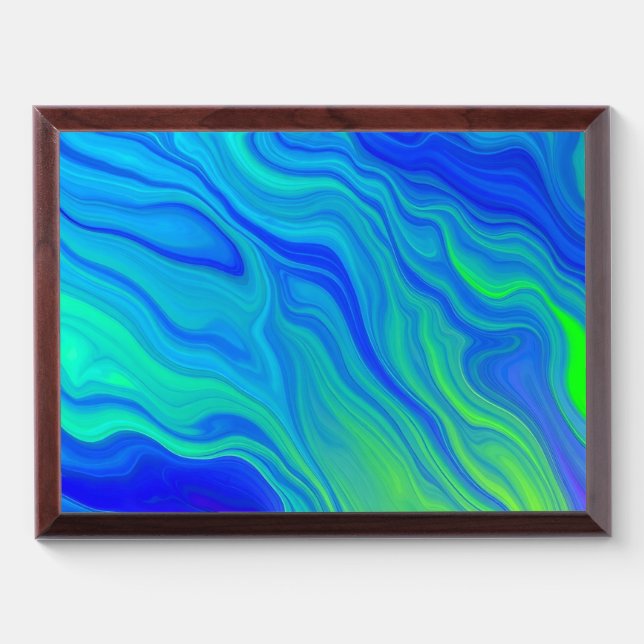 Aqua Harmony Award Plaque (Horizontal)