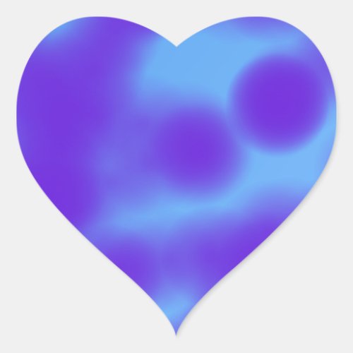 aqua heart sticker