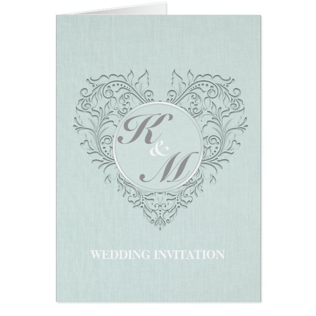 Aqua HeartyChic Cards (Front)