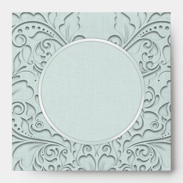 Aqua HeartyChic Envelope (Front)