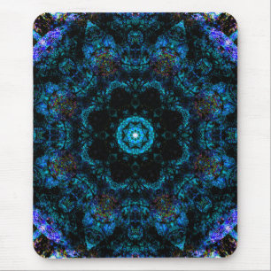 Aqua Kaleidoscope Effect,  Mouse Pad