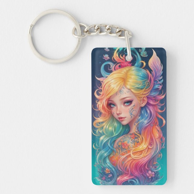 Aqua Keychain (Front)
