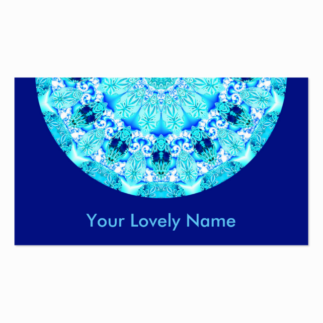 Aqua Lace, Delicate, Abstract Mandala Double-Sided Standard Business Cards (Pack Of 100) Aqua Lace, Delicate, Abstract Mandala Double-Sided Standard Business Cards (Pack Of 100)