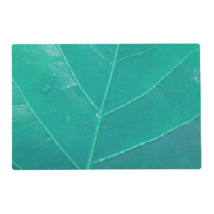 Aqua Leaf Placemat