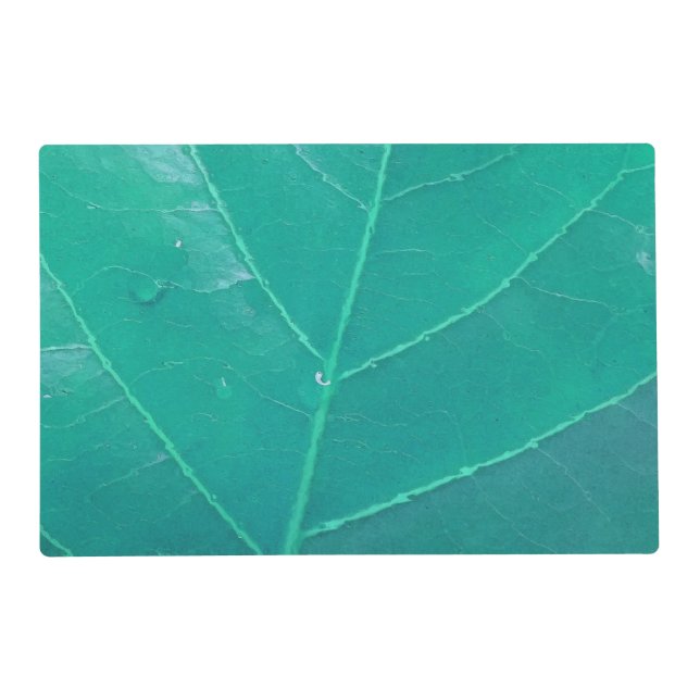 Aqua Leaf Placemat (Front)