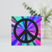 Aqua Light Show with Peace Sign (Standing Front)