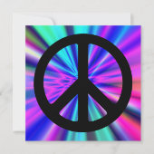 Aqua Light Show with Peace Sign (Front)